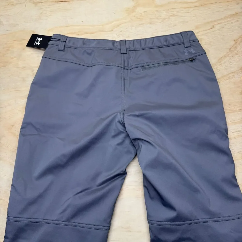 NEW Under Armour Expanse Softshell Pants Mens 38 X 32 Gray Loose 1387001 025